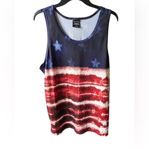 Bioworld Men’s American Flag Tank Top